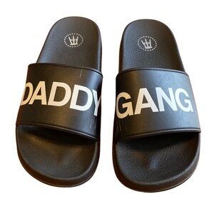 Call Her Daddy Size 12 Daddy Gang Slip On Slides Sandals Podcast Merch Barstool